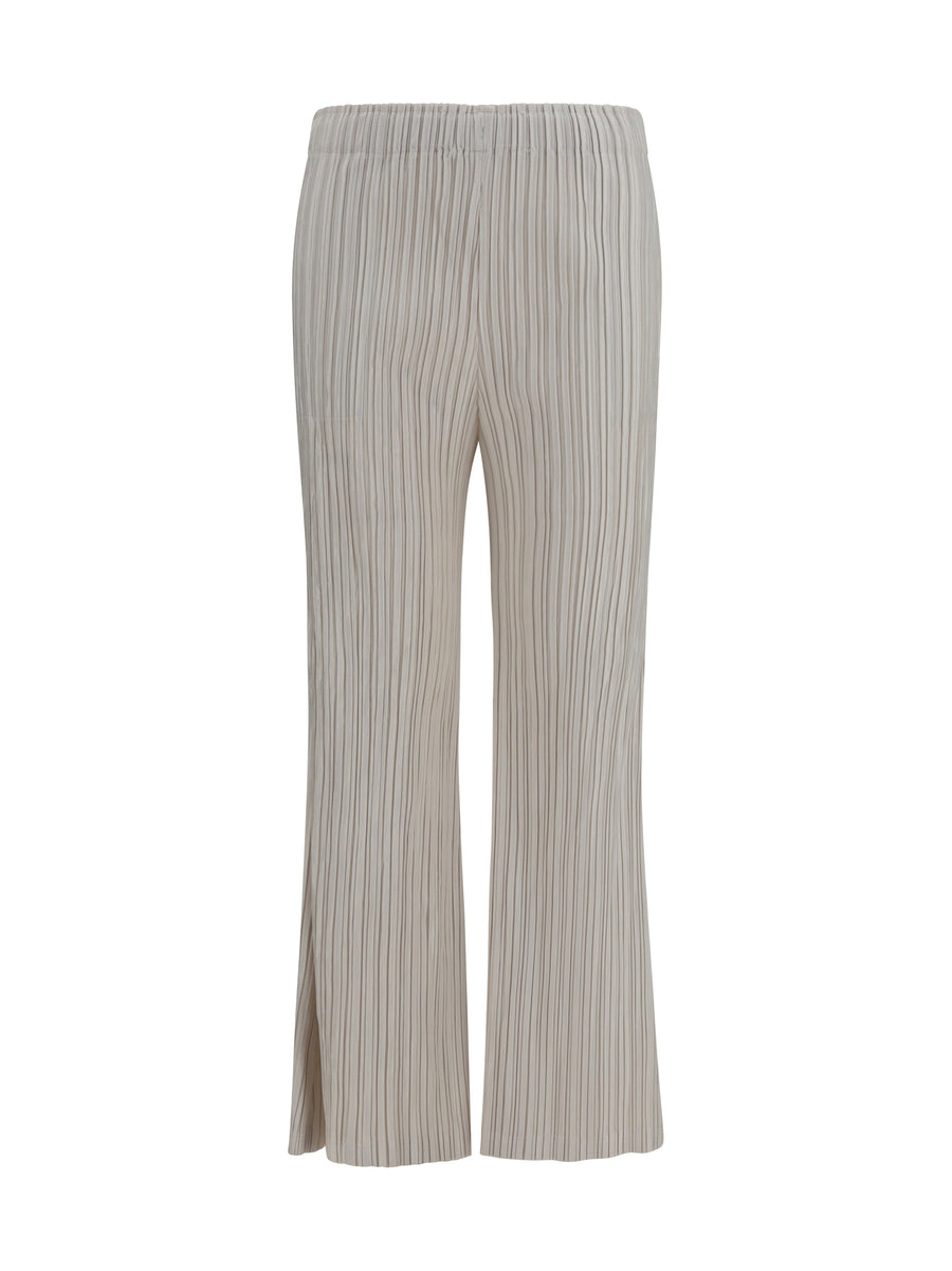 Gongdid Design 100% Polyester trousers in white
