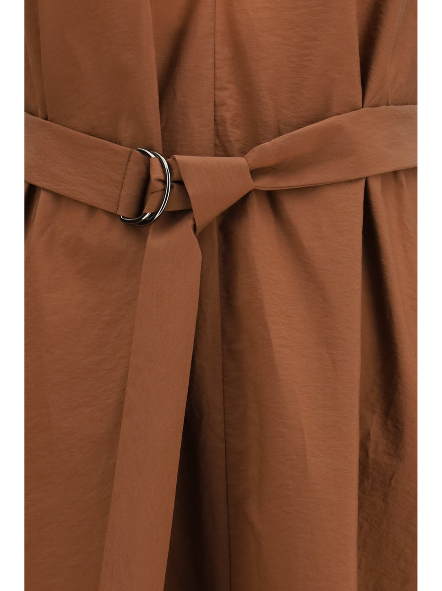 Dress Precious Shoulder Detail Firebrick Polyamide