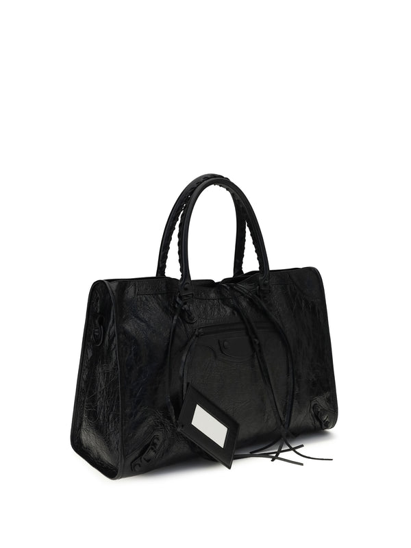 Handbag Le City Black Lambskin Shoulder Bags