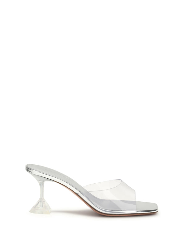 Lupita Glass Sandals Transparent