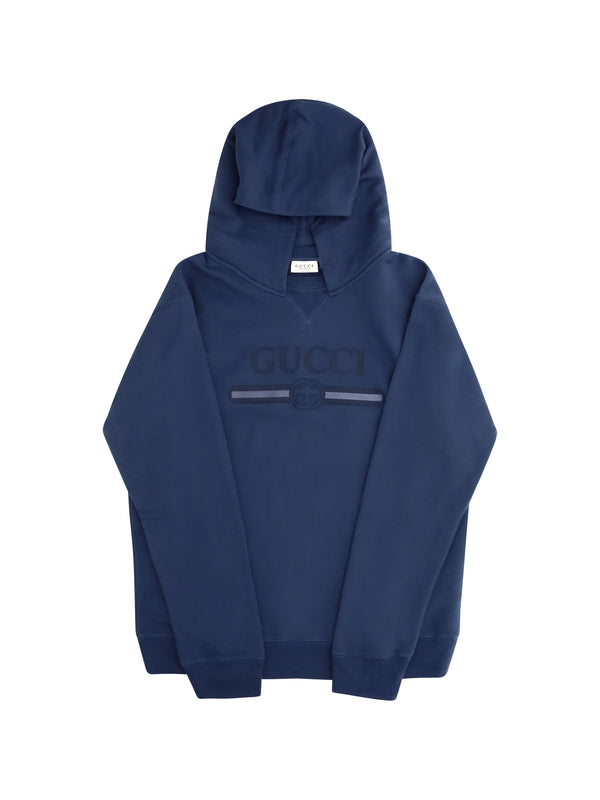 Cotton Hooded Sweatshirt For Boy Brilliant Petroleum Sweatshirts