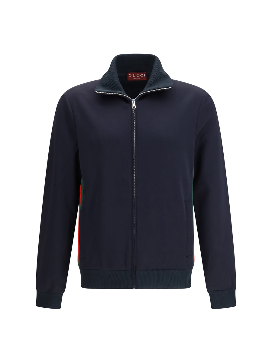 Gucci 55% Polyester jacket in navy
