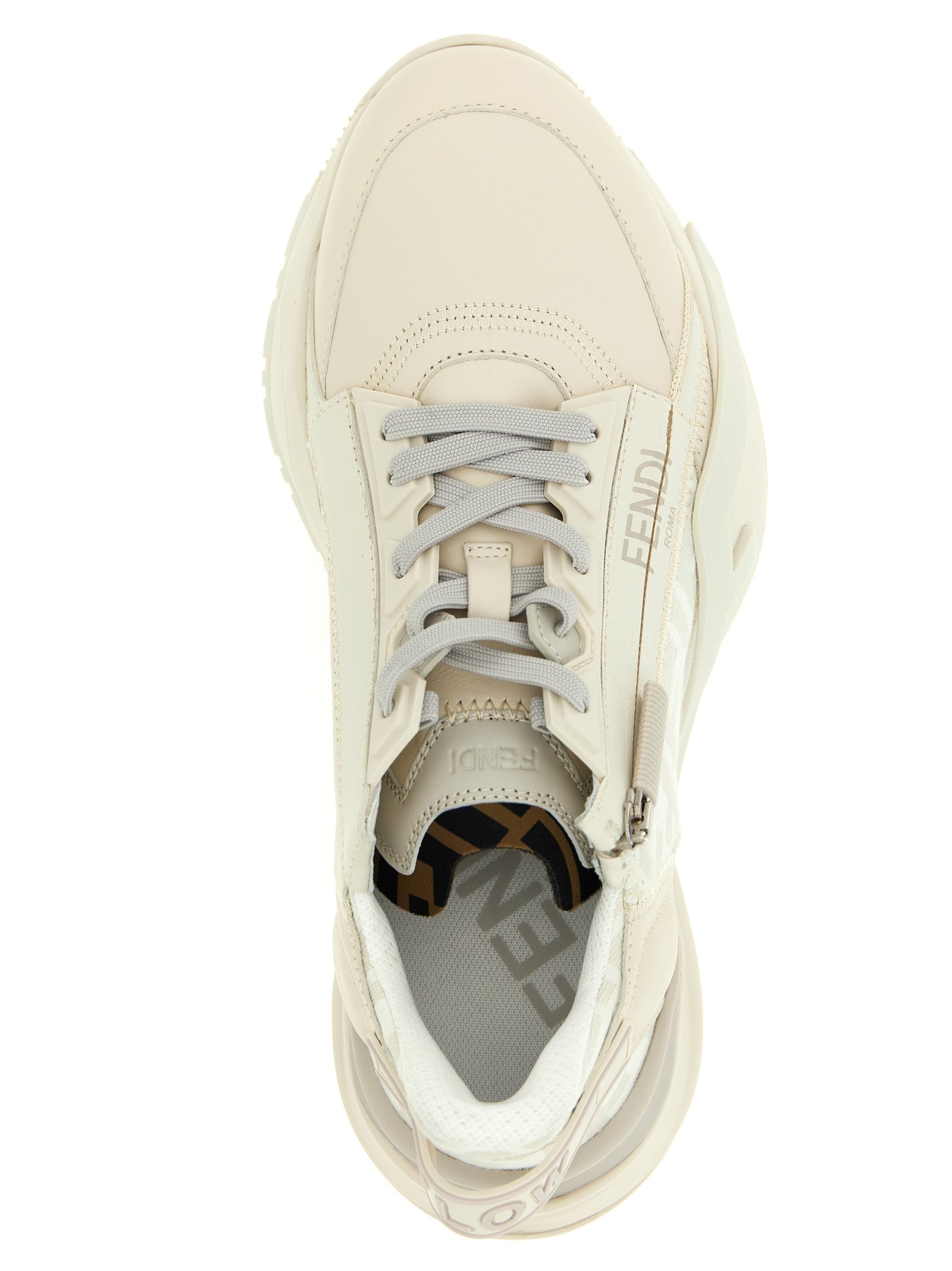 Fendi Flow sneakers White Calf Leather (bos Taurus)