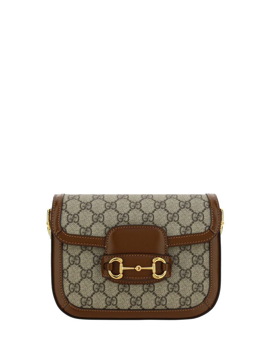 Gucci 60% Polyurethane shoulder bag in beige