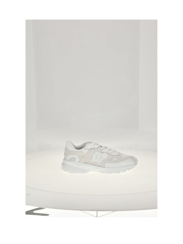 Low Lace-Up Sneaker Optic White Trainers