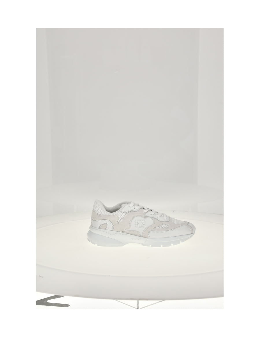 Low Lace-Up Sneaker Optic White Trainers