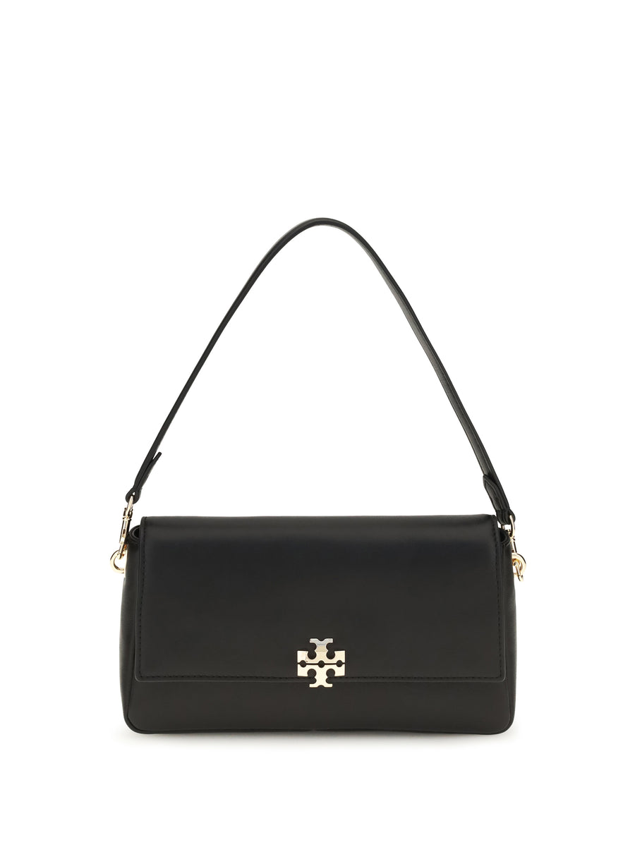 Tory Burch 100% calf leather shoulder bag in black