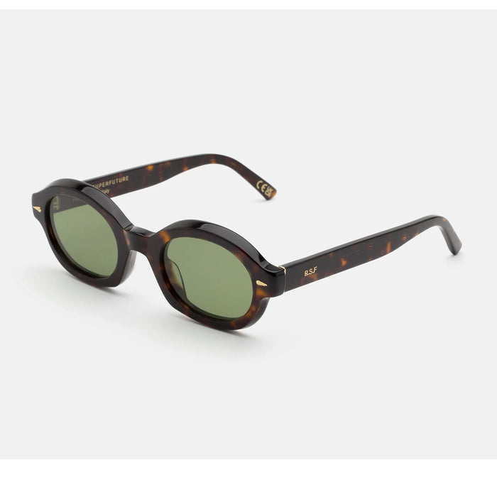 Retrosuperfuture MARZO 3627- Green Havana Marrone Acetate Occhiali Da Sole