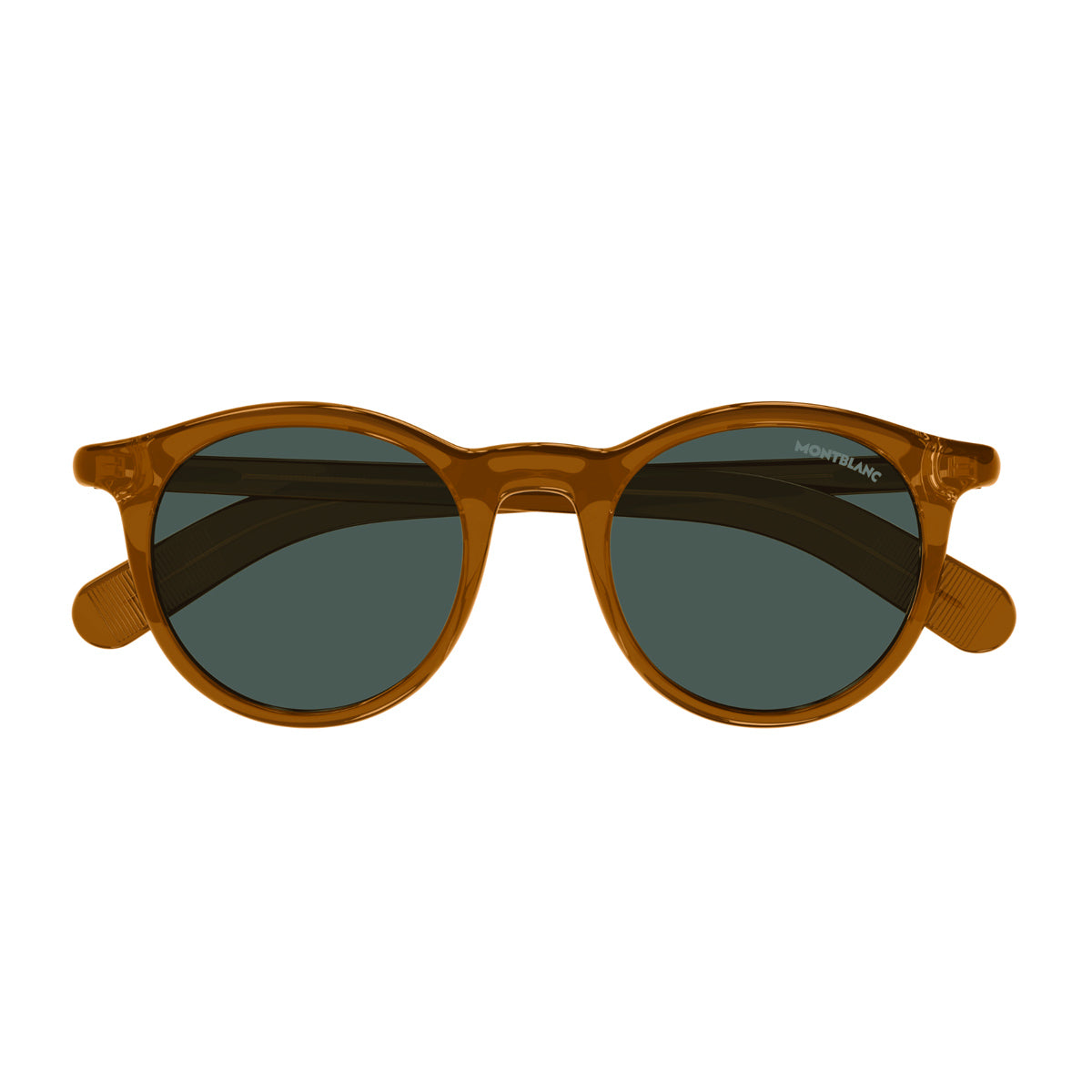 Montblanc MB0353S Linea Snowcap 002 Brown Green Marrone Injected Acetate Occhiali Da Sole