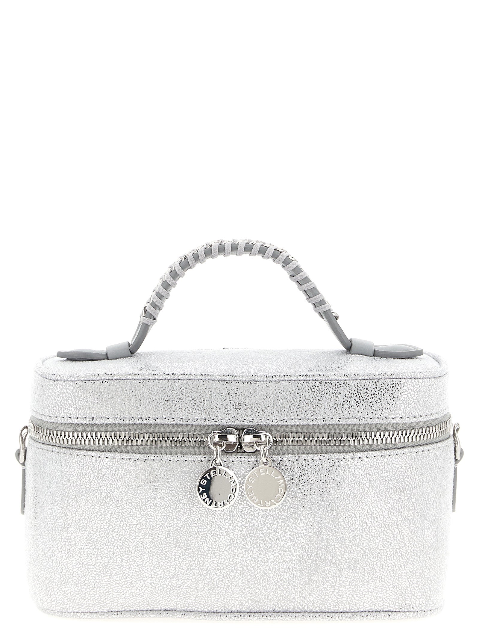 Vanity Falabella crossbody bag Silver Polyester