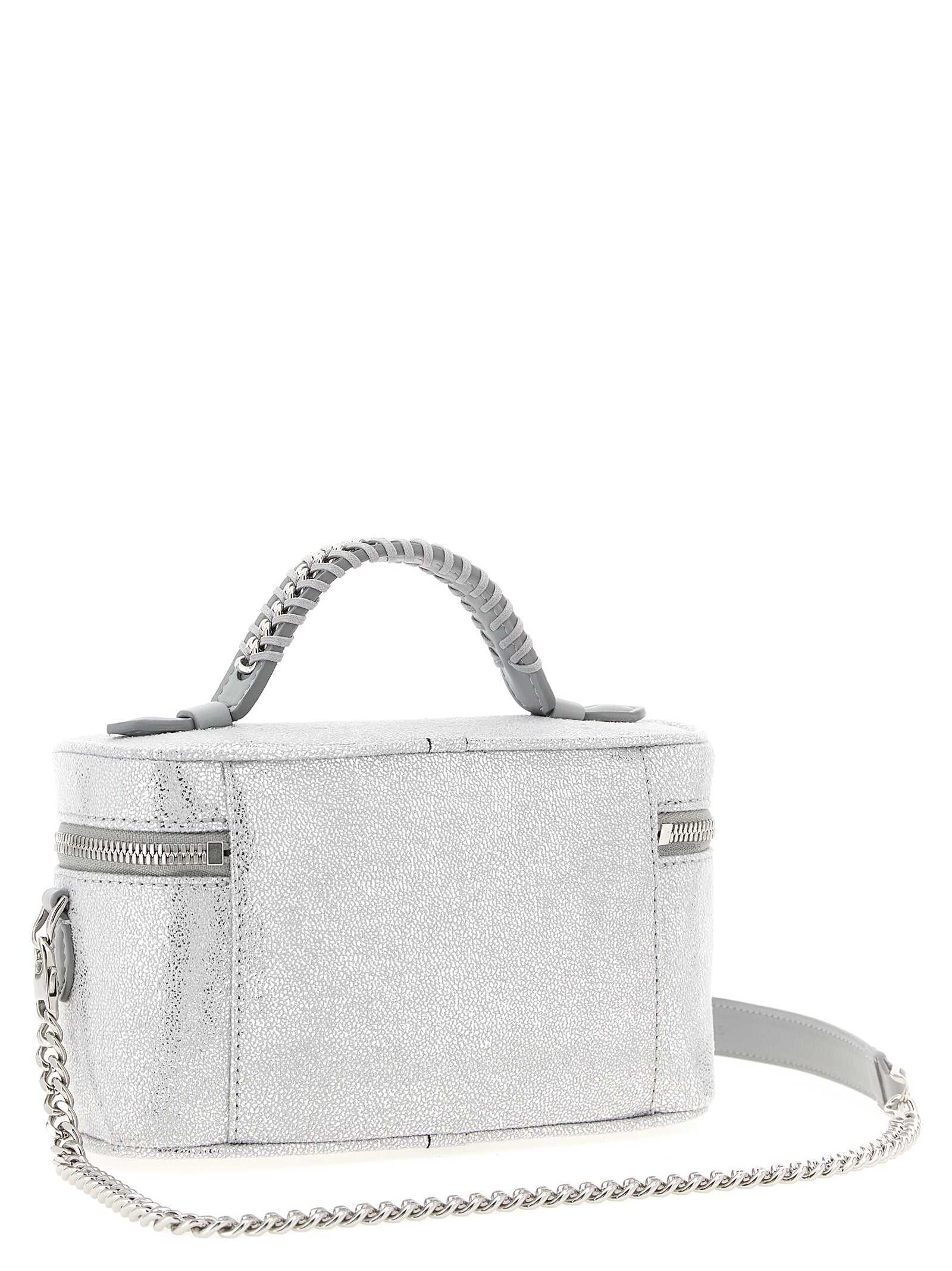 Vanity Falabella crossbody bag Silver Polyester