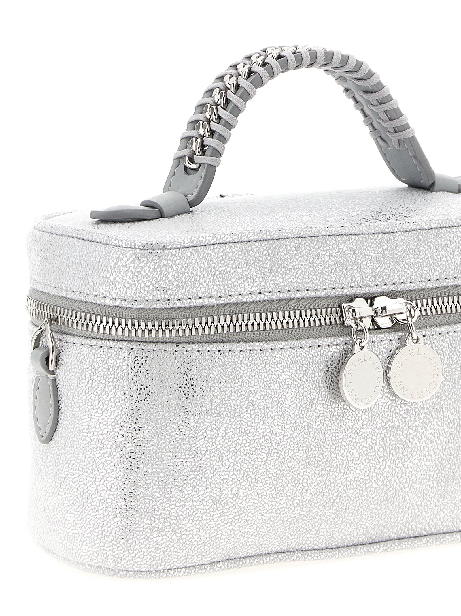Vanity Falabella crossbody bag Silver Polyester