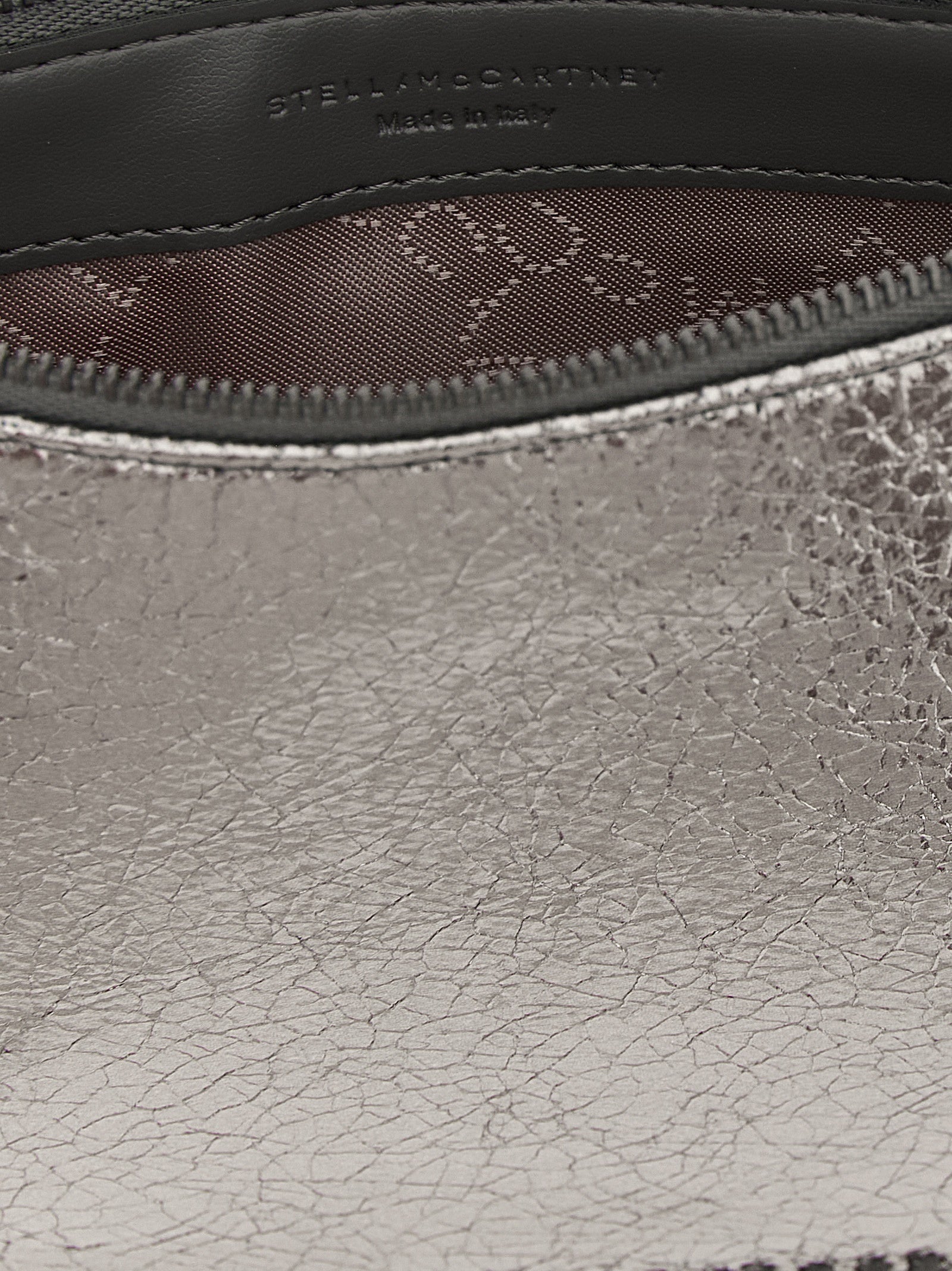 Falabella clutch Silver Polyester