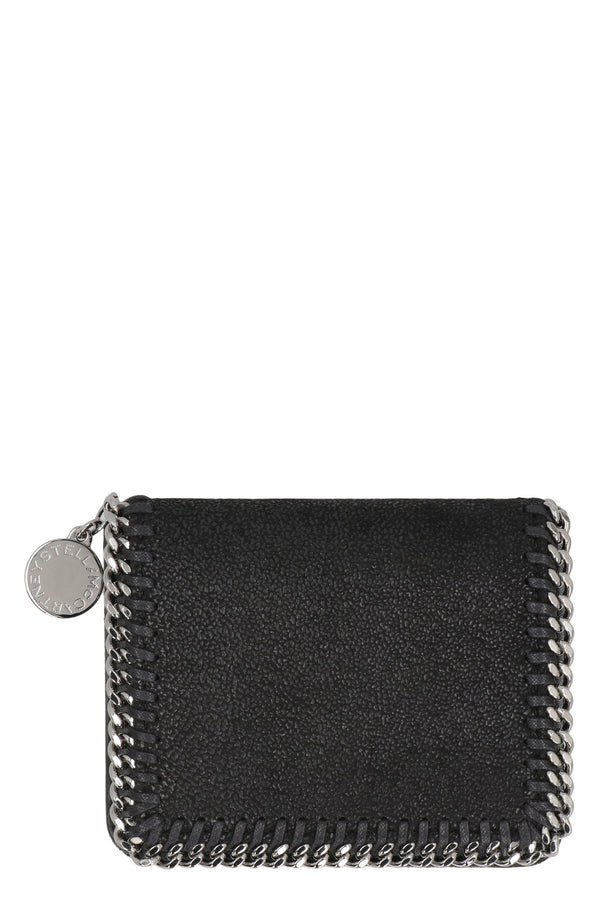 Bi-Fold Wallet Falabella Black Polyester & Purses