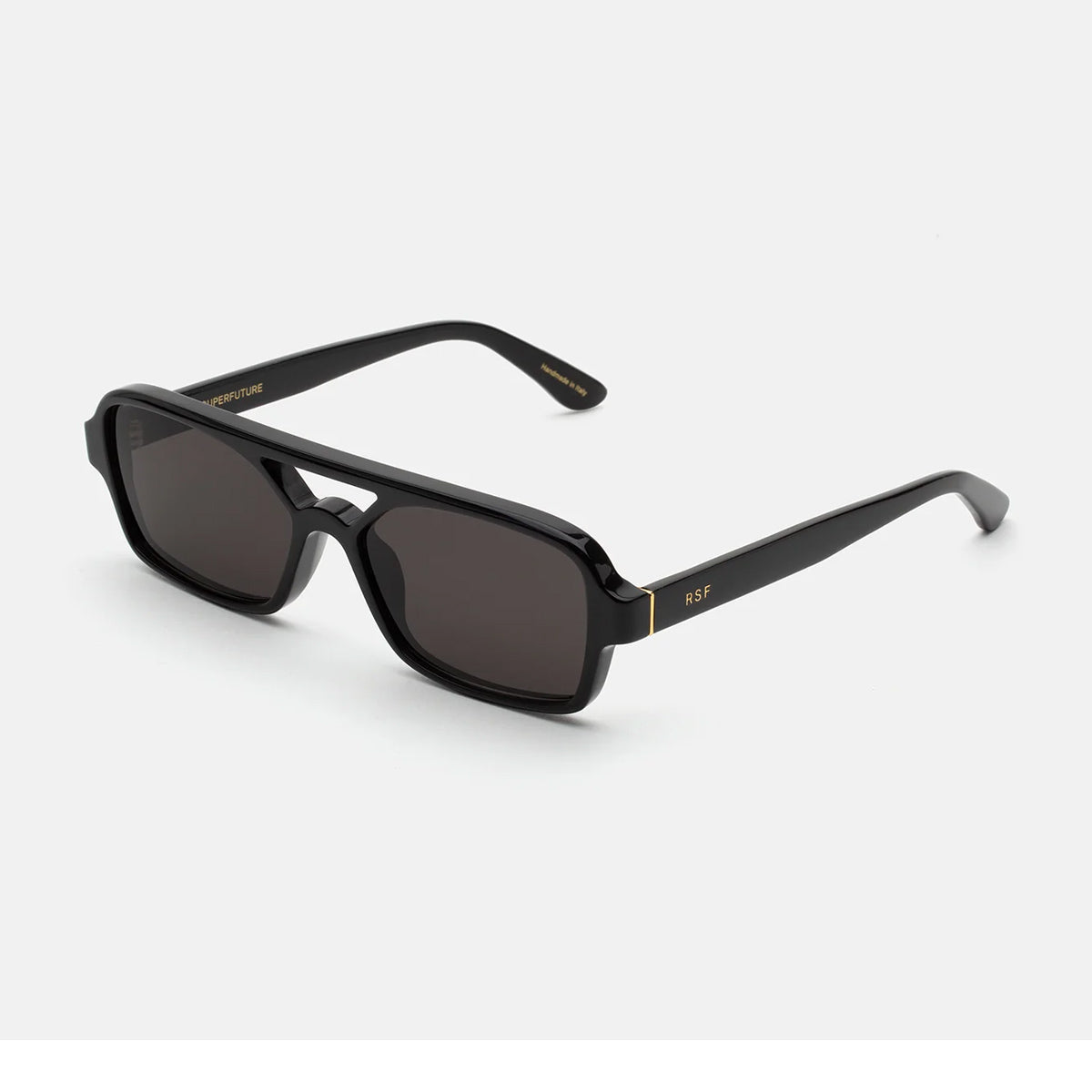 Retrosuperfuture VICO BLACK Nero Acetate Occhiali Da Sole