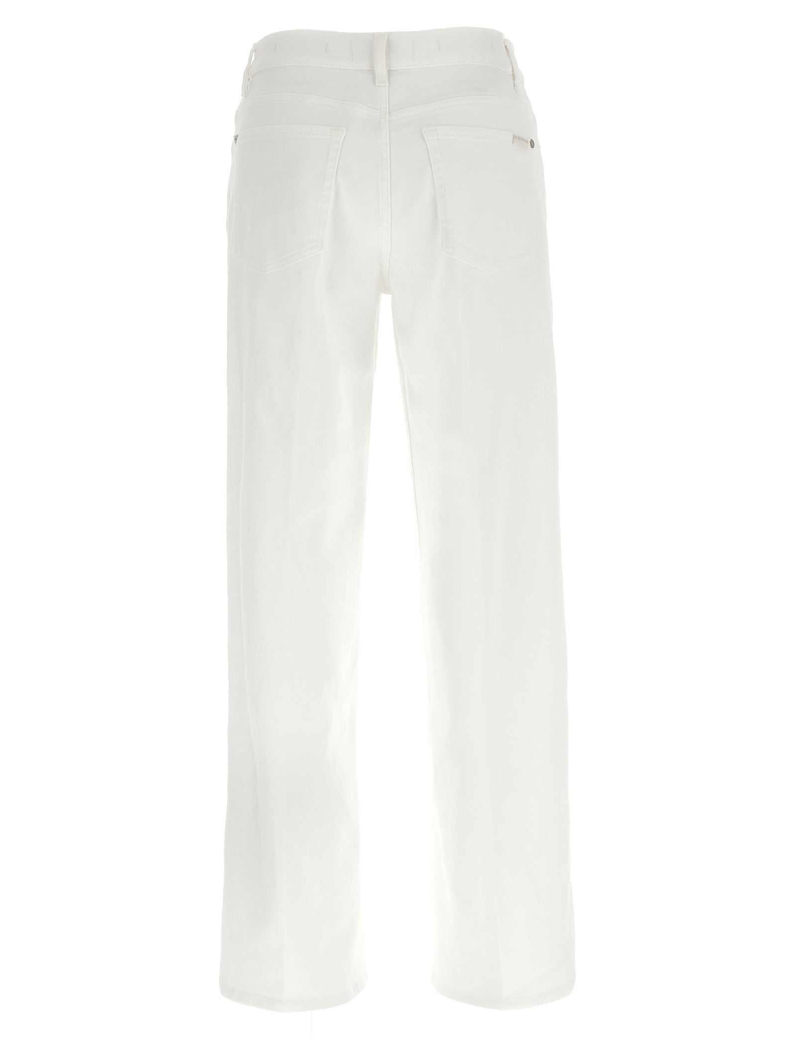 Stovepipe jeans White