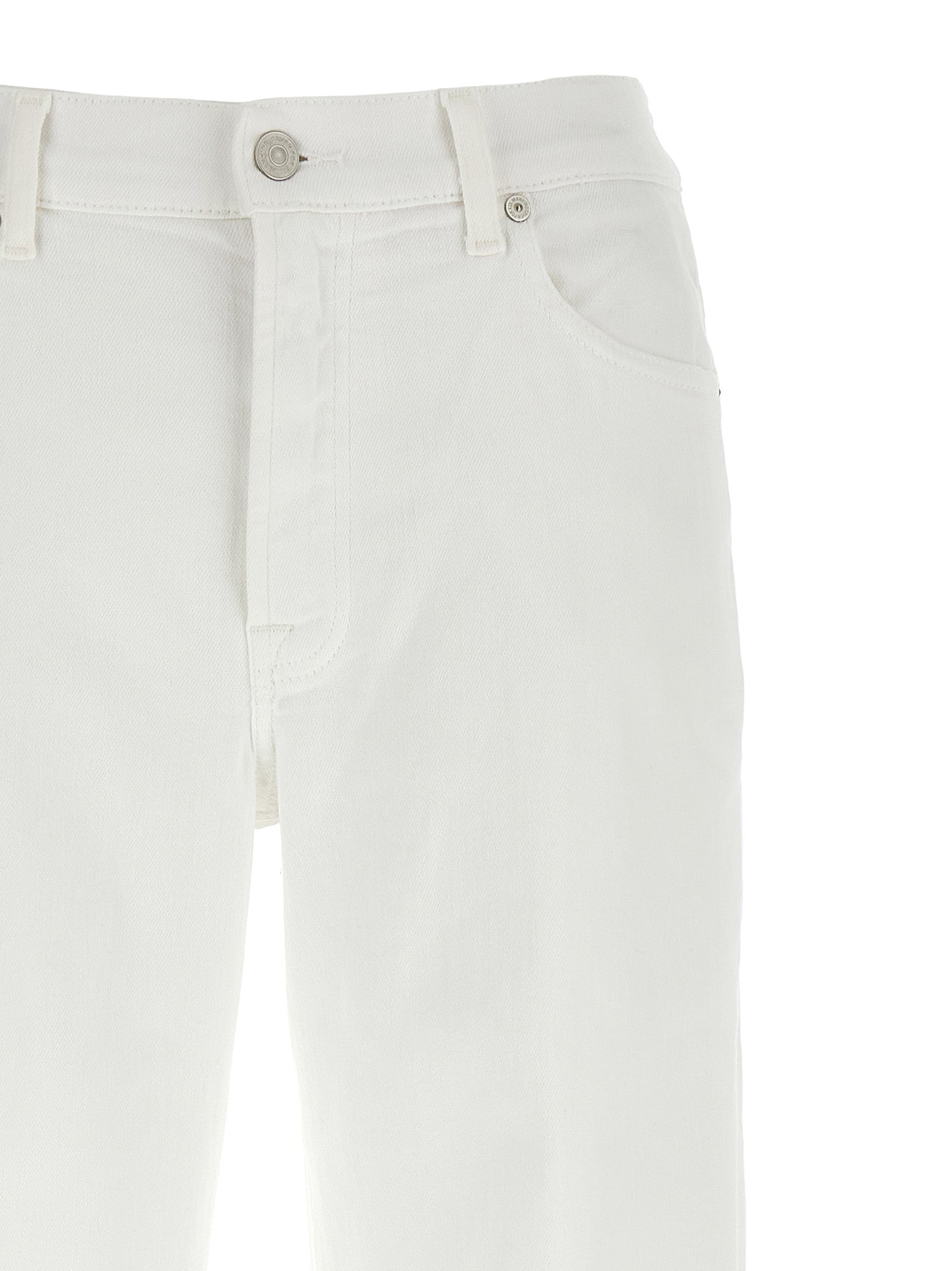 Stovepipe jeans White