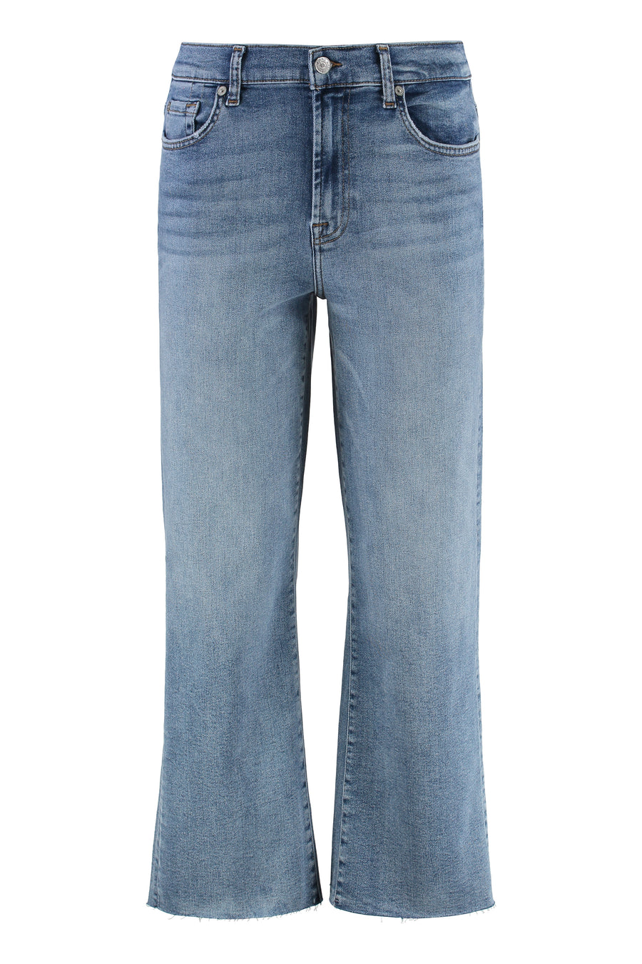 Cropped Jeans Alexa Blue Cotton