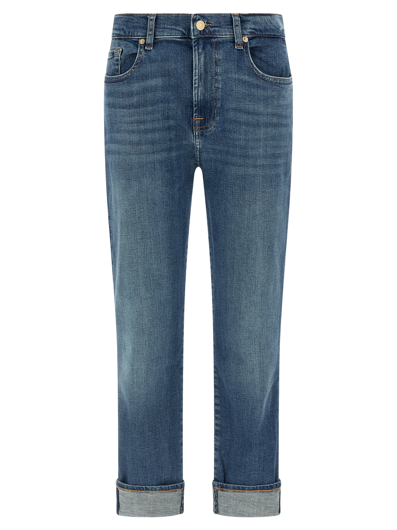 Relaxed skinny jeans Light Blue Cotton