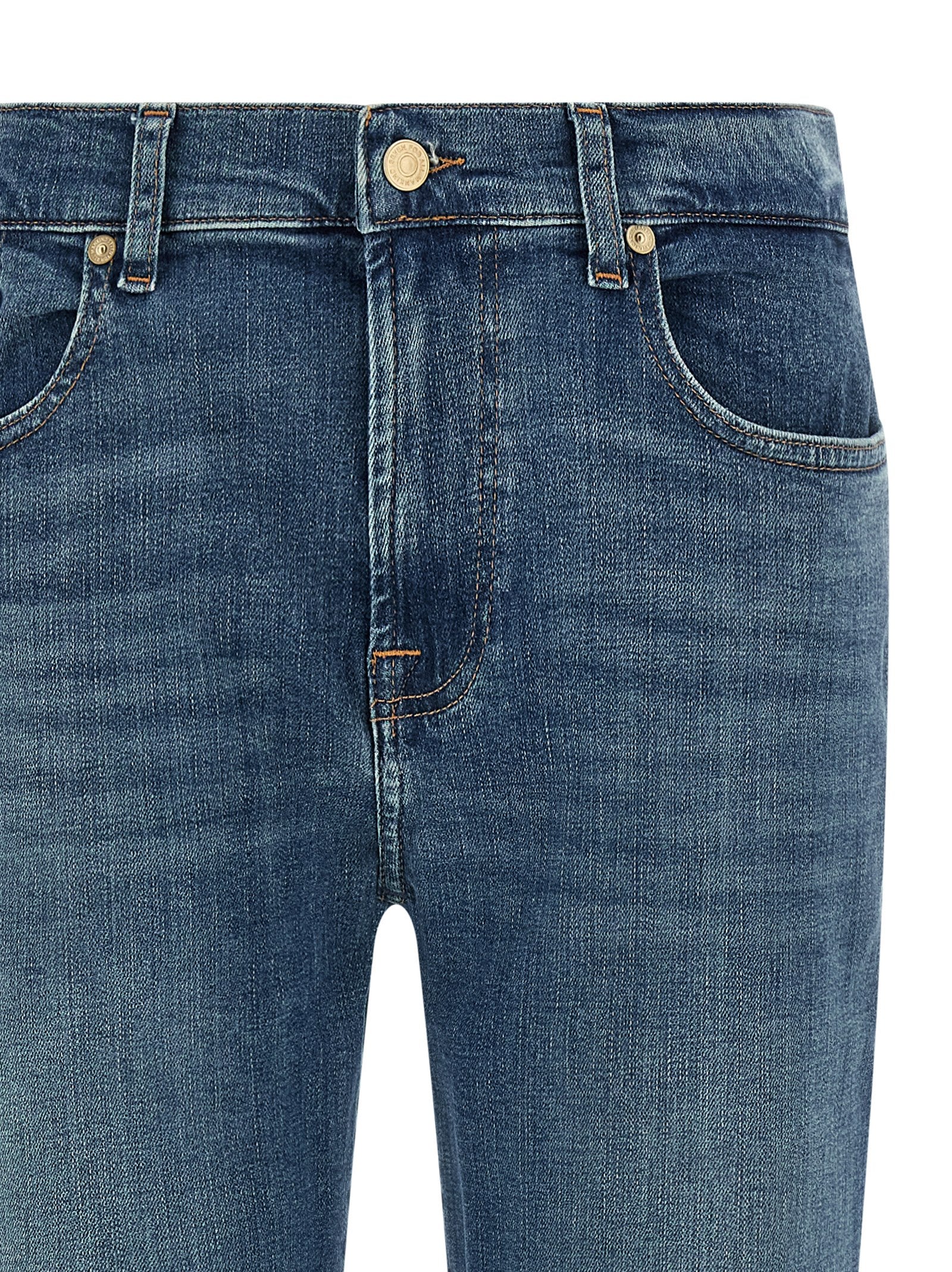 Relaxed skinny jeans Light Blue Cotton