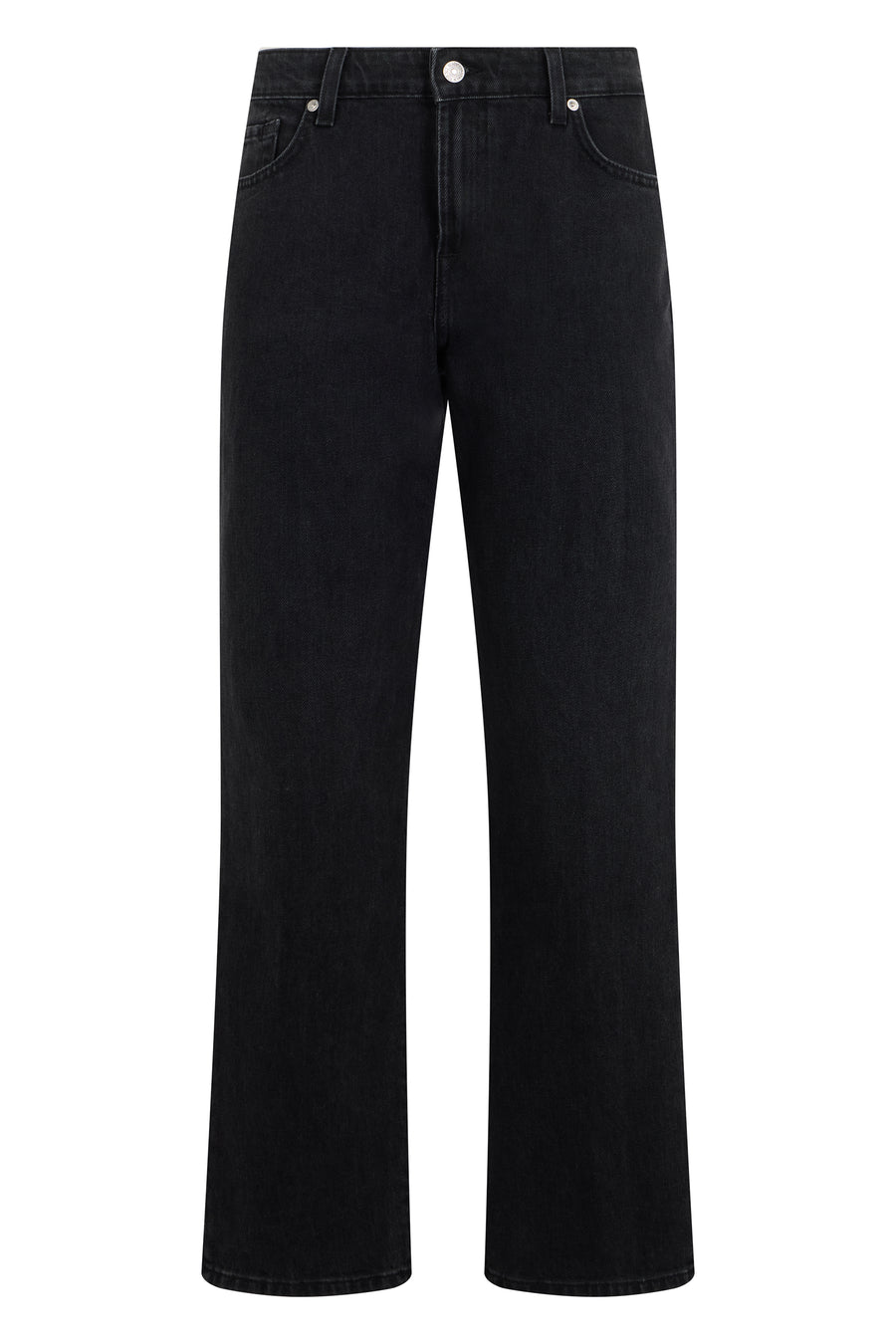 Straight-Leg Jeans Heavy Rain Cotton