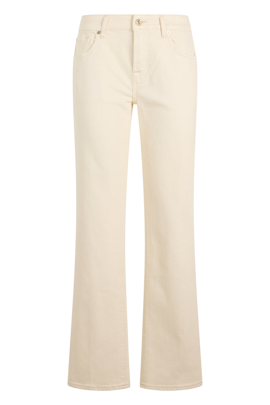 Jeans High-Waisted Straight Moondust Cotton Trousers
