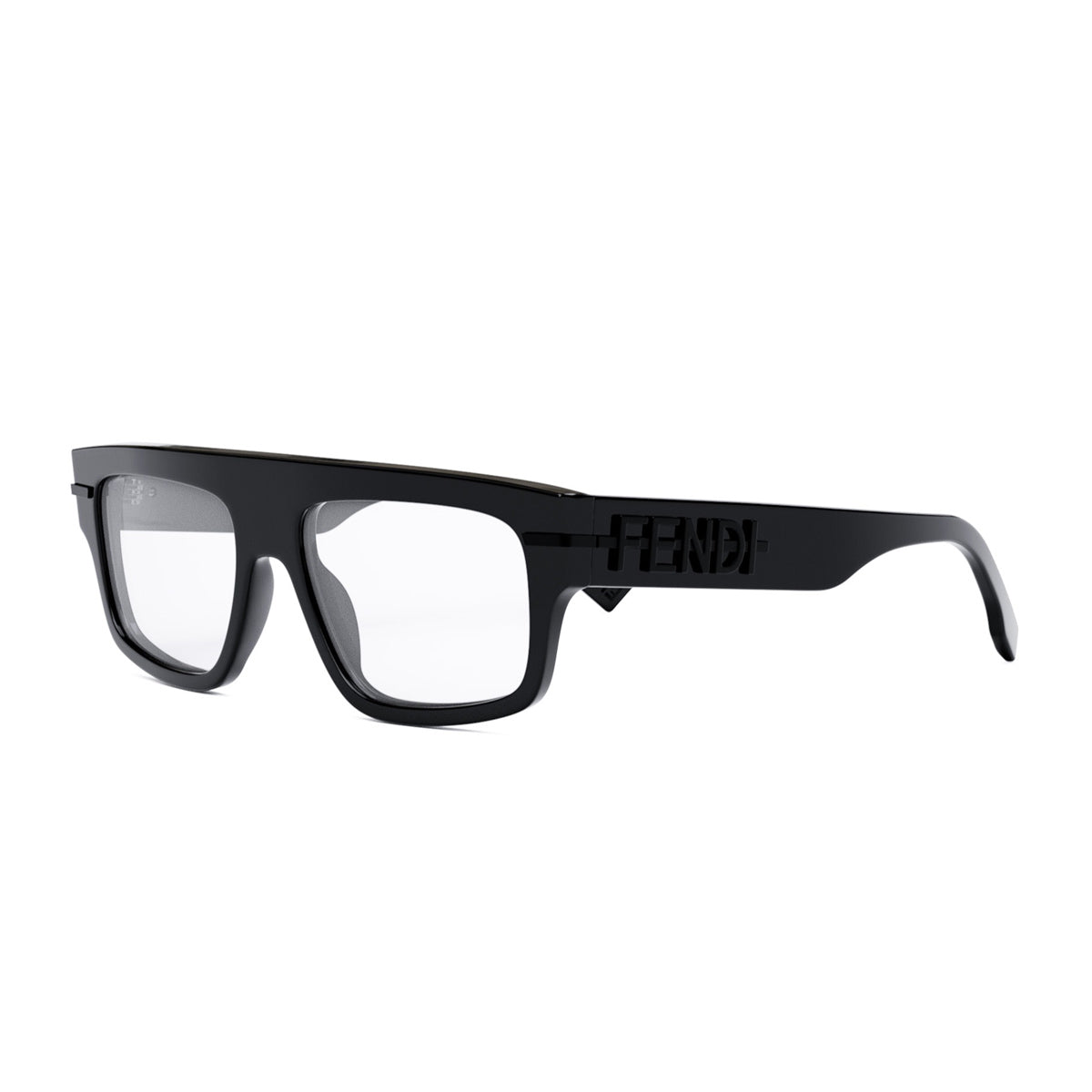 Fendi FE50062I Fendigraphy 001 Black Nero Acetate Occhiali Da Vista