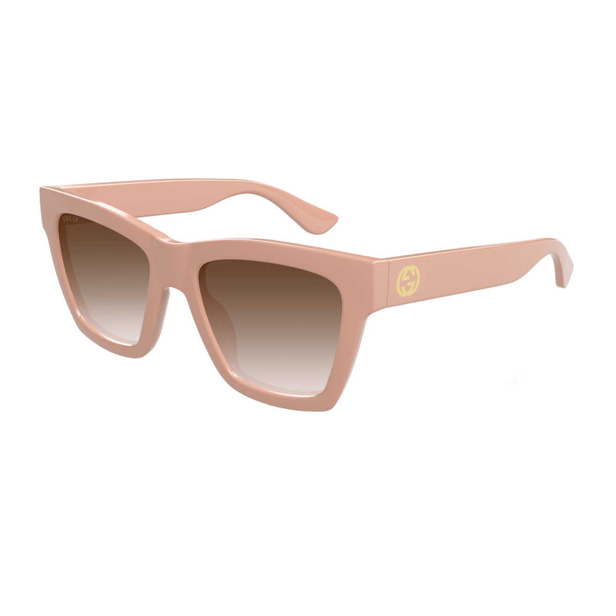 Gucci GG1714S Linea GG Logo 005 Pink Brown Rosa Acetate Occhiali Da Sole