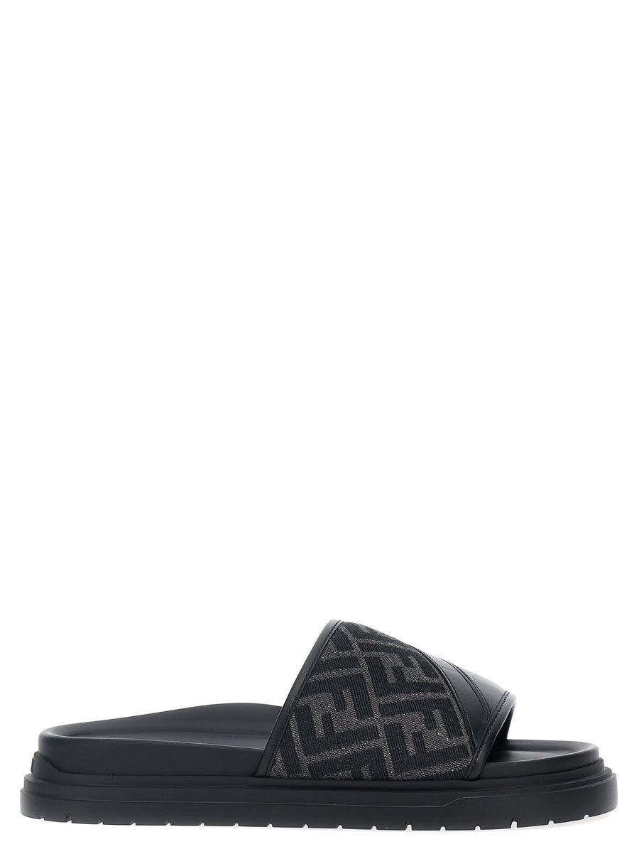 Fendi Diagonal Sandals