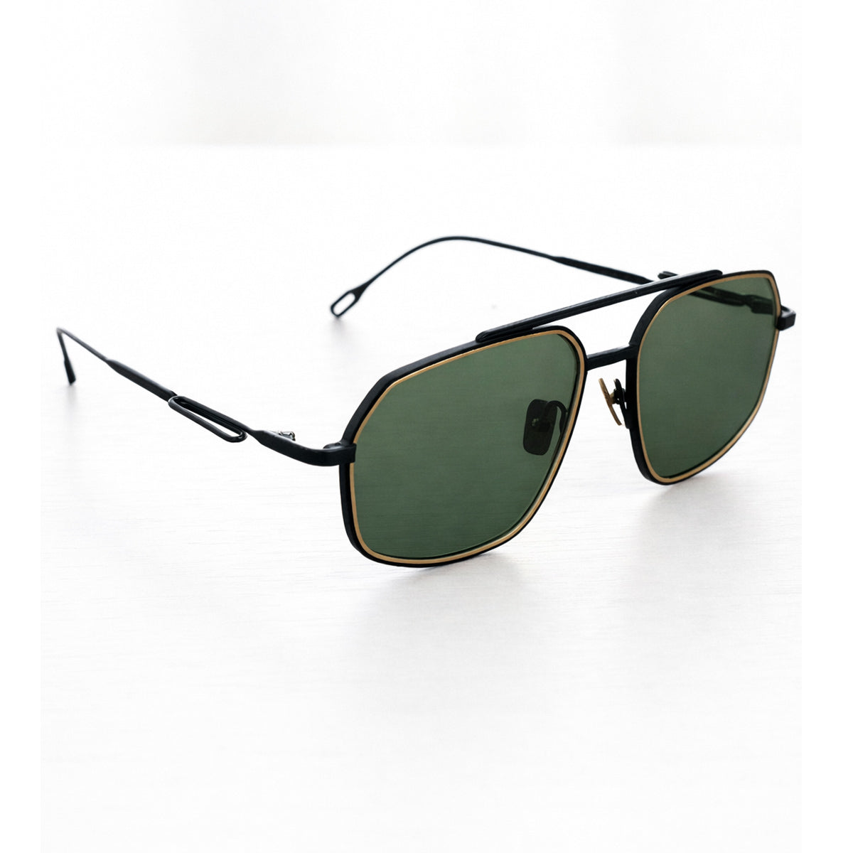 Capote Eyewear C007 Paper Clip BLK Black Nero Titanium Occhiali Da Sole