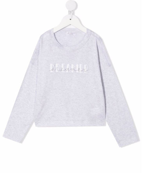 Brunello Cucinelli Cotton 100% sweatshirt in grey