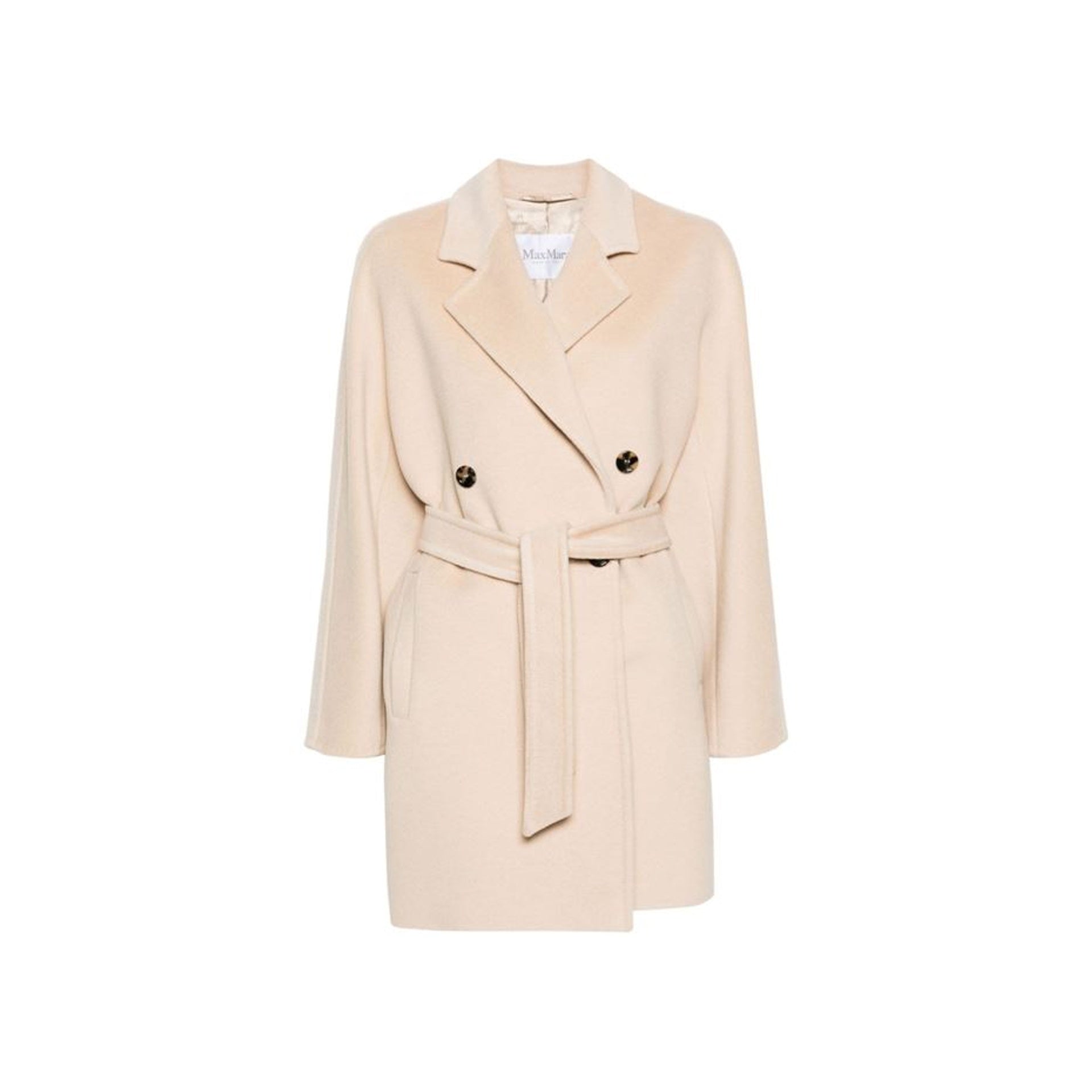 Pila Wool And Cashmere Coat Beige