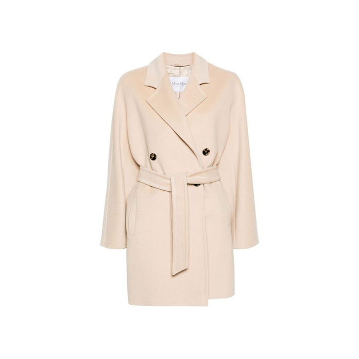 Pila Wool And Cashmere Coat Beige