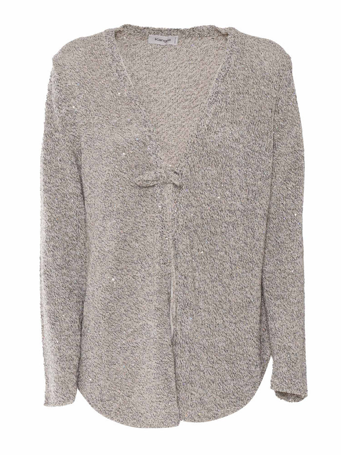 SEQUINS JACKET Beige