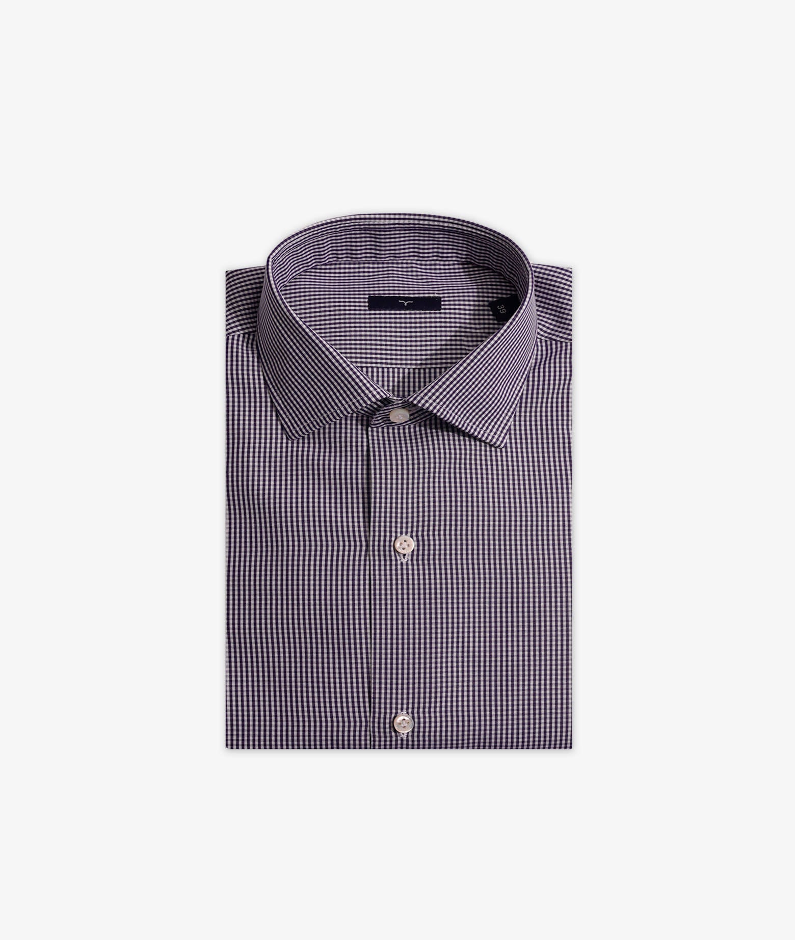 Tailored Cotton Shirt Bastille Blue Hand Made