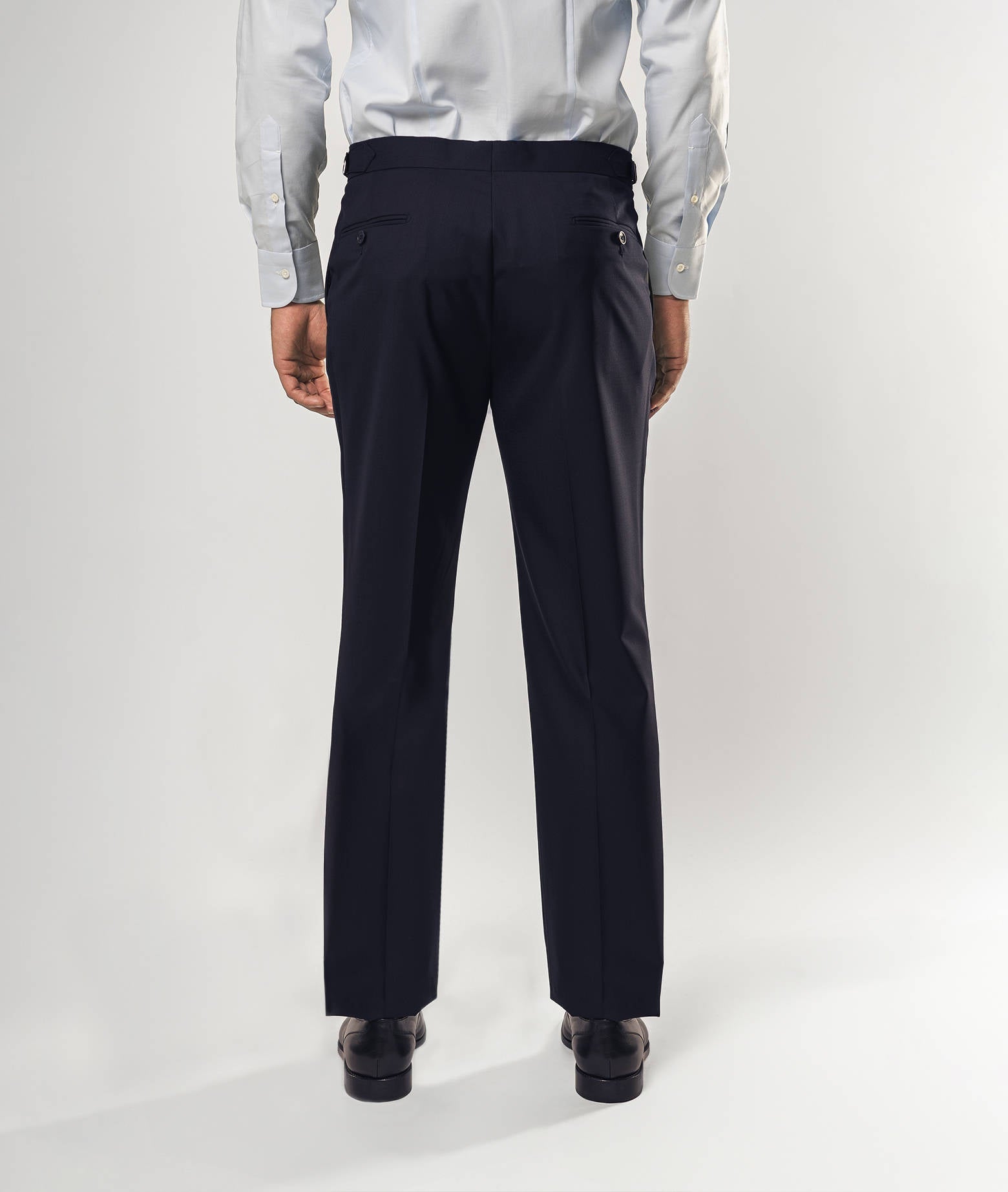 Mosca Trousers Navy Tailored Made
