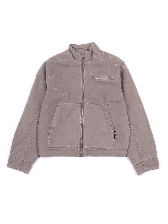 Hallie Jacket, Bomber Grey Heavy Jacket