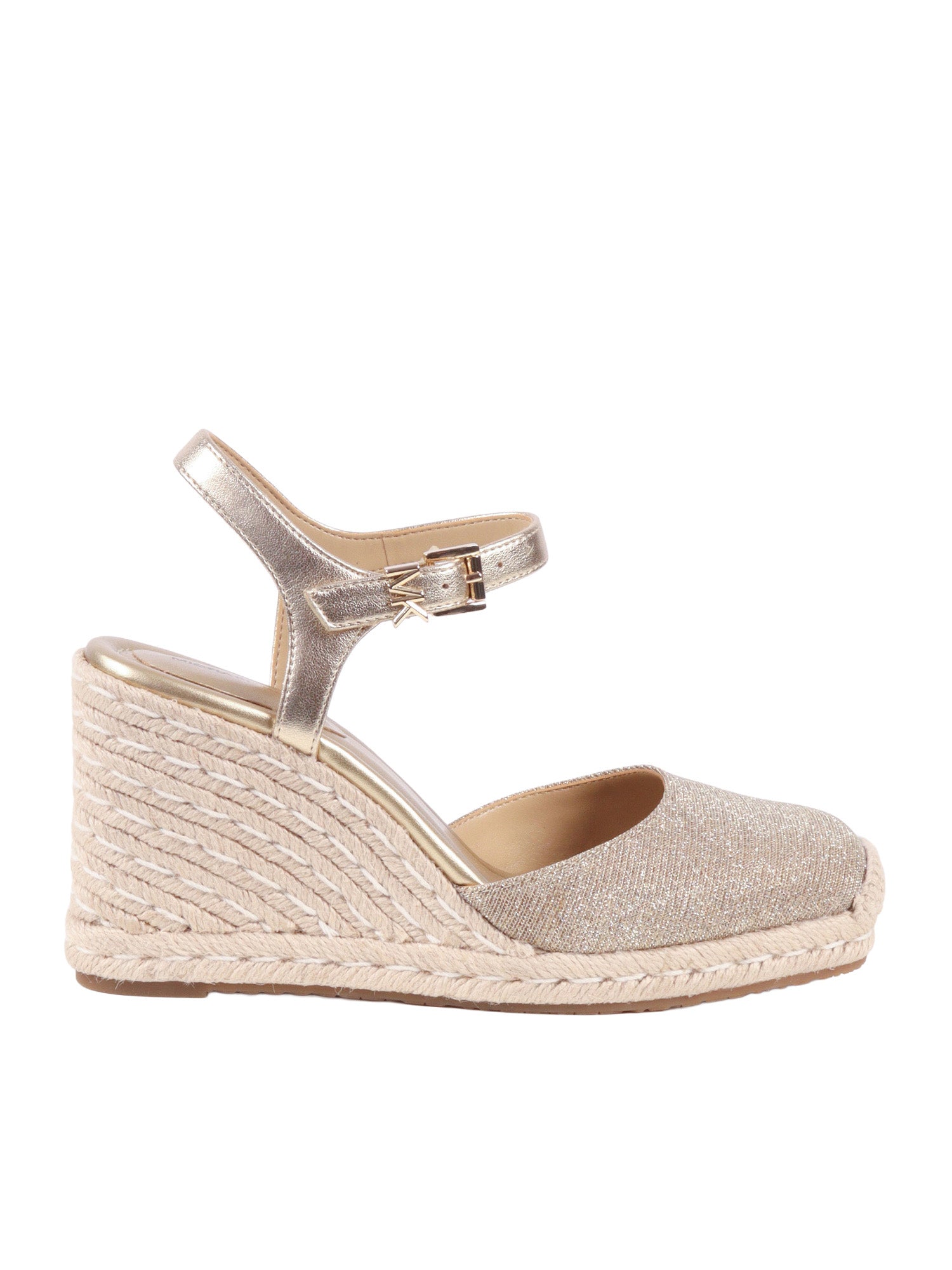 KENZIE WEDGE Gold Pet Polyest Er Sandal