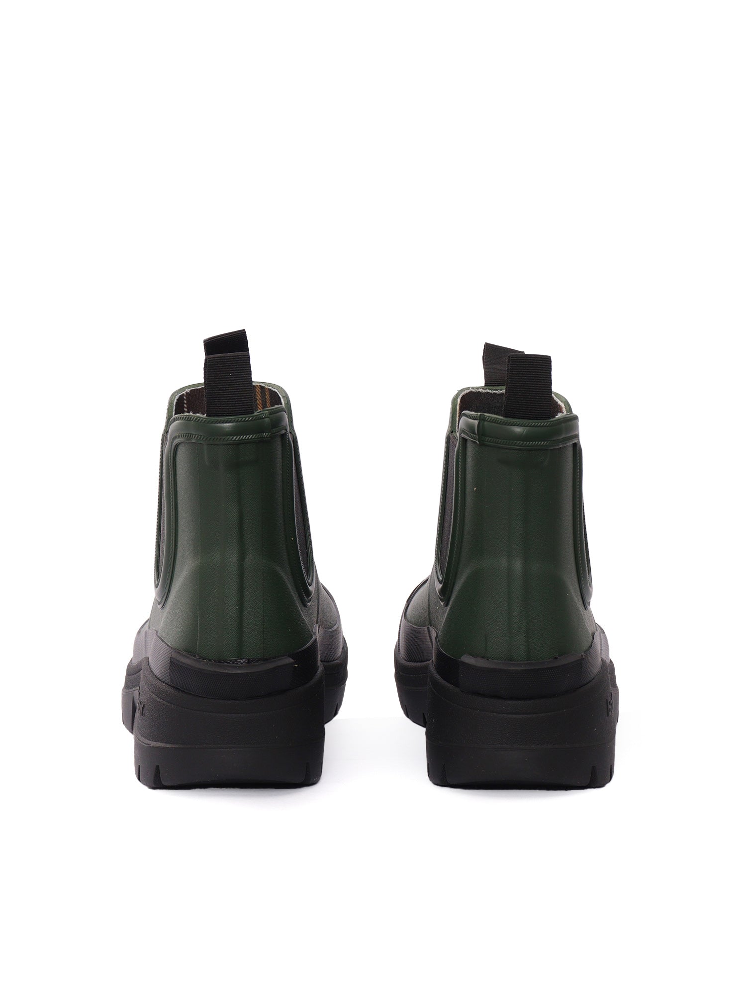Nimbus Chelsea Welly Green Rubber Polyamide Booties