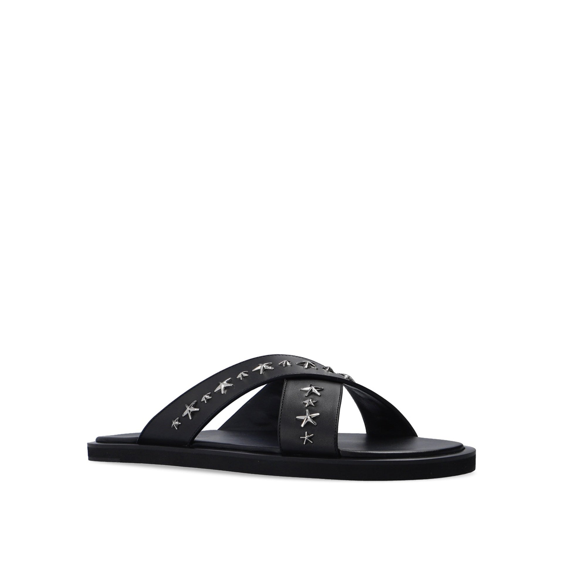 Palmo Leather Sandals Black Calf