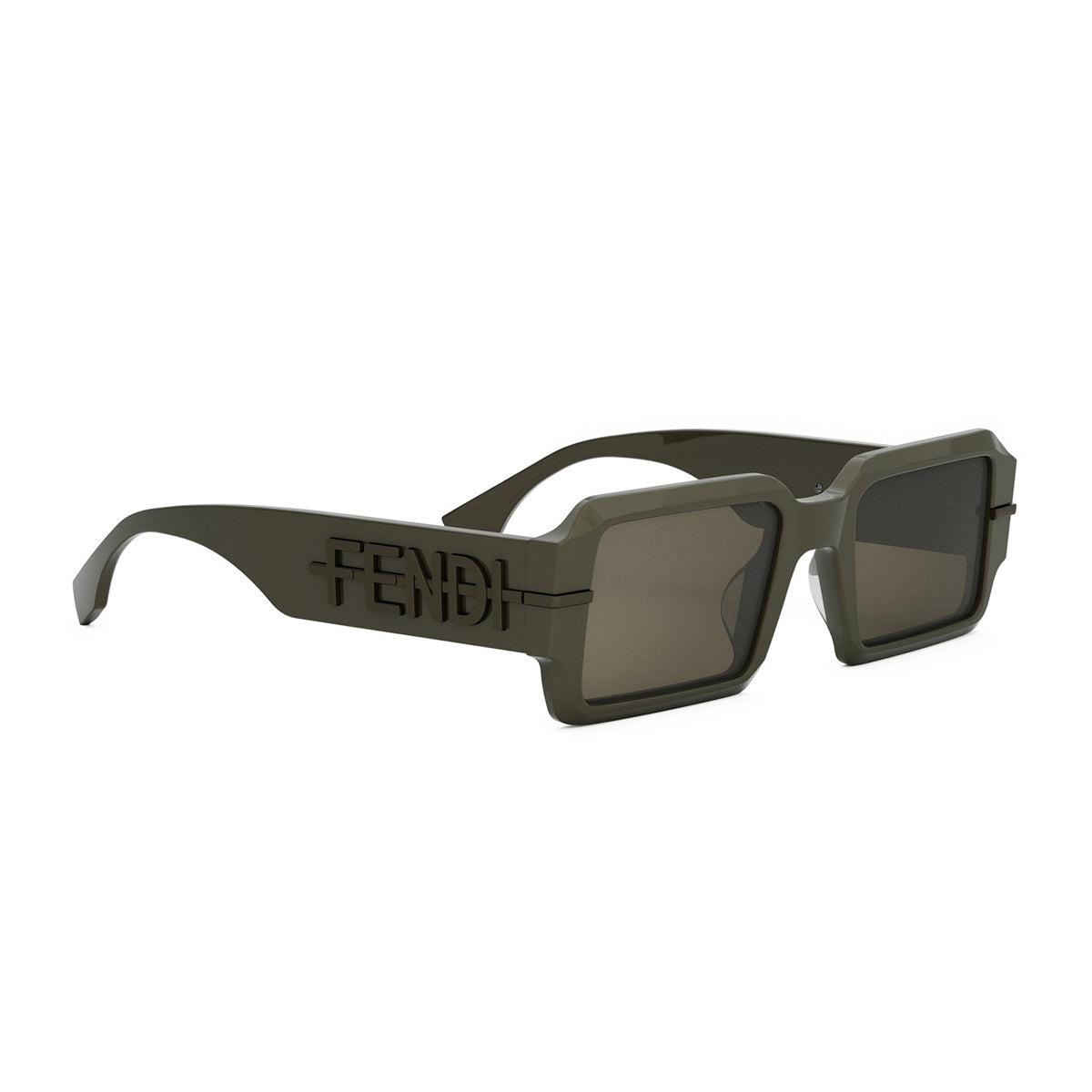 Fendi FE40073U Fendigraphy 96N Green Verde Acetate Occhiali Da Sole