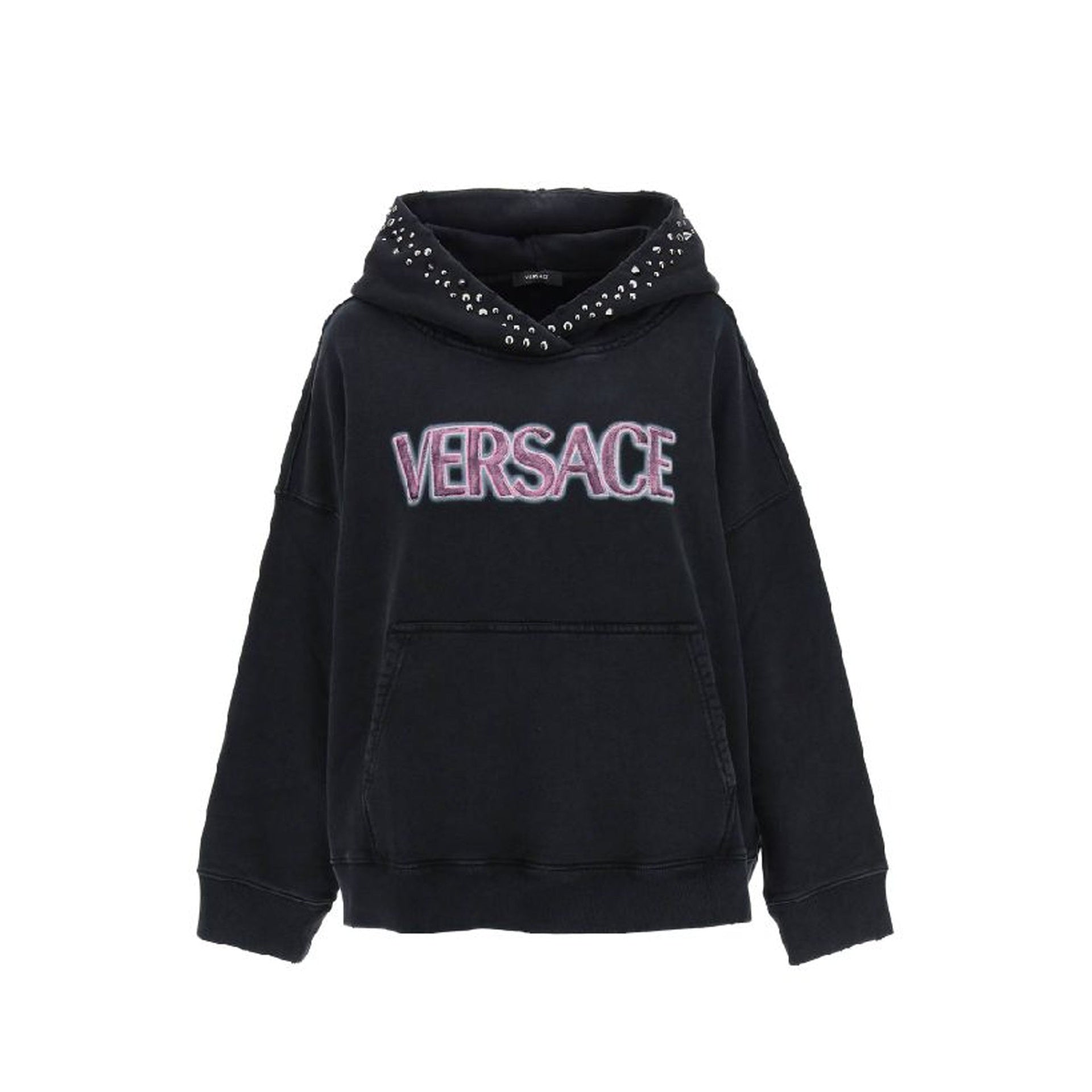 Cotton Logo Sweatshirt Black