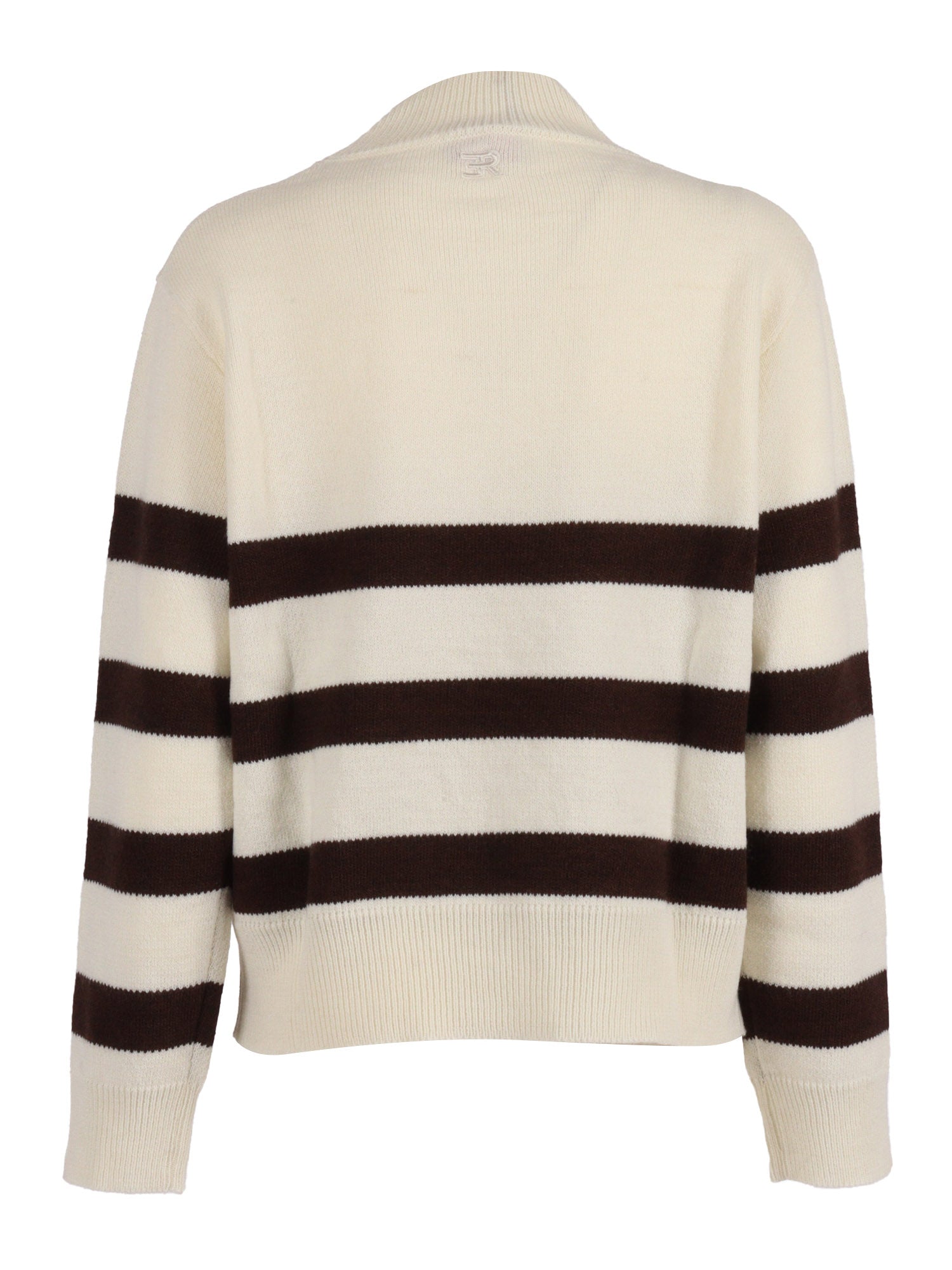 High Neck Sweater White Turtleneck