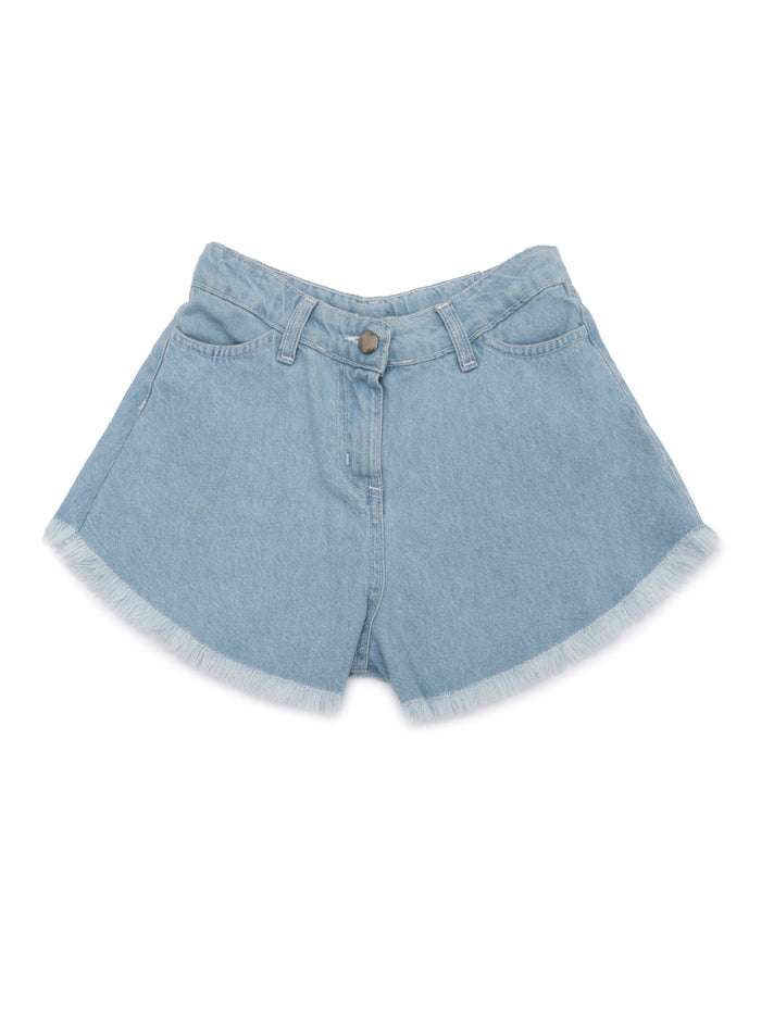 Light Blue Denim Shorts