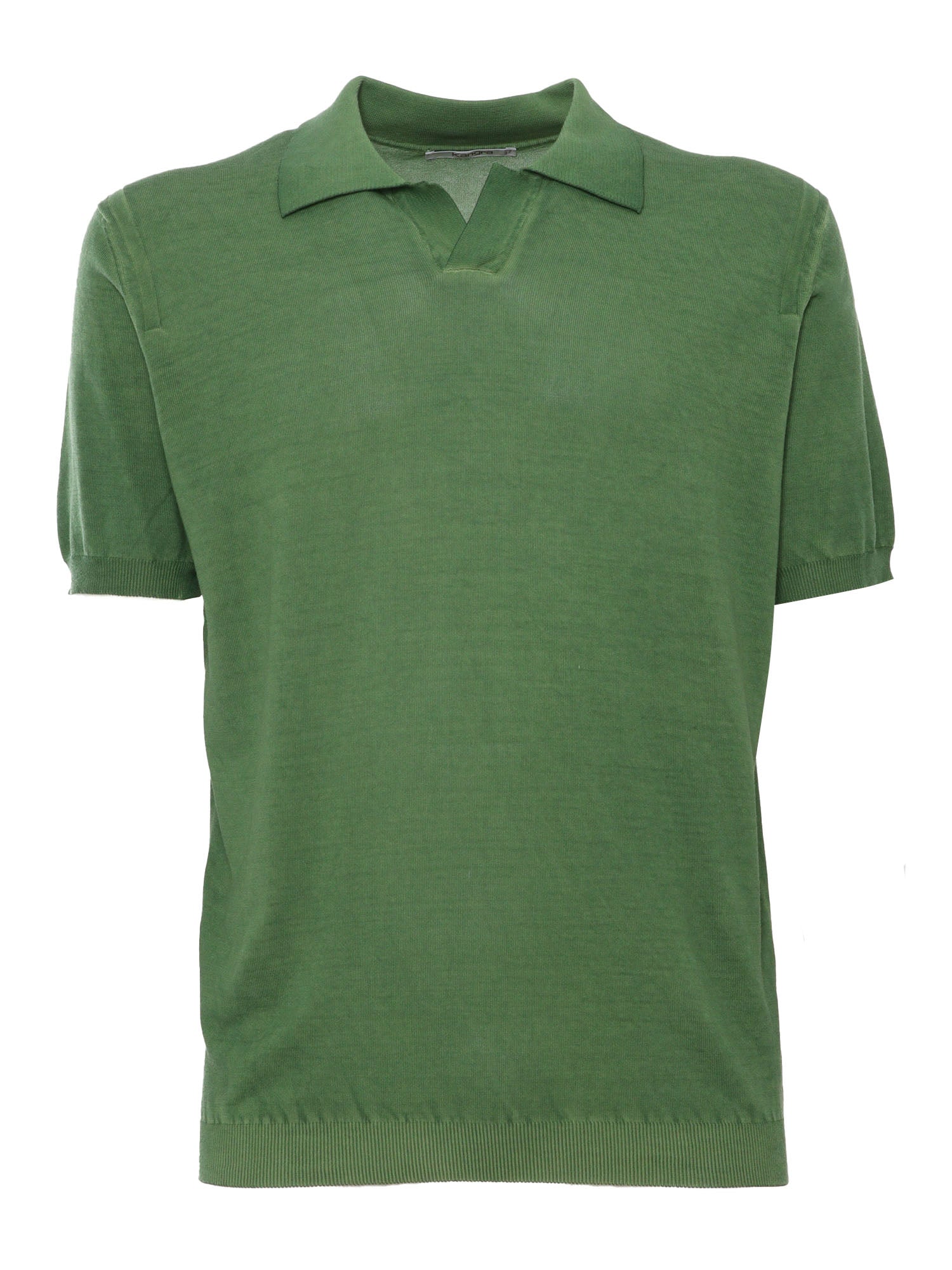Green polo Cotton Shirt