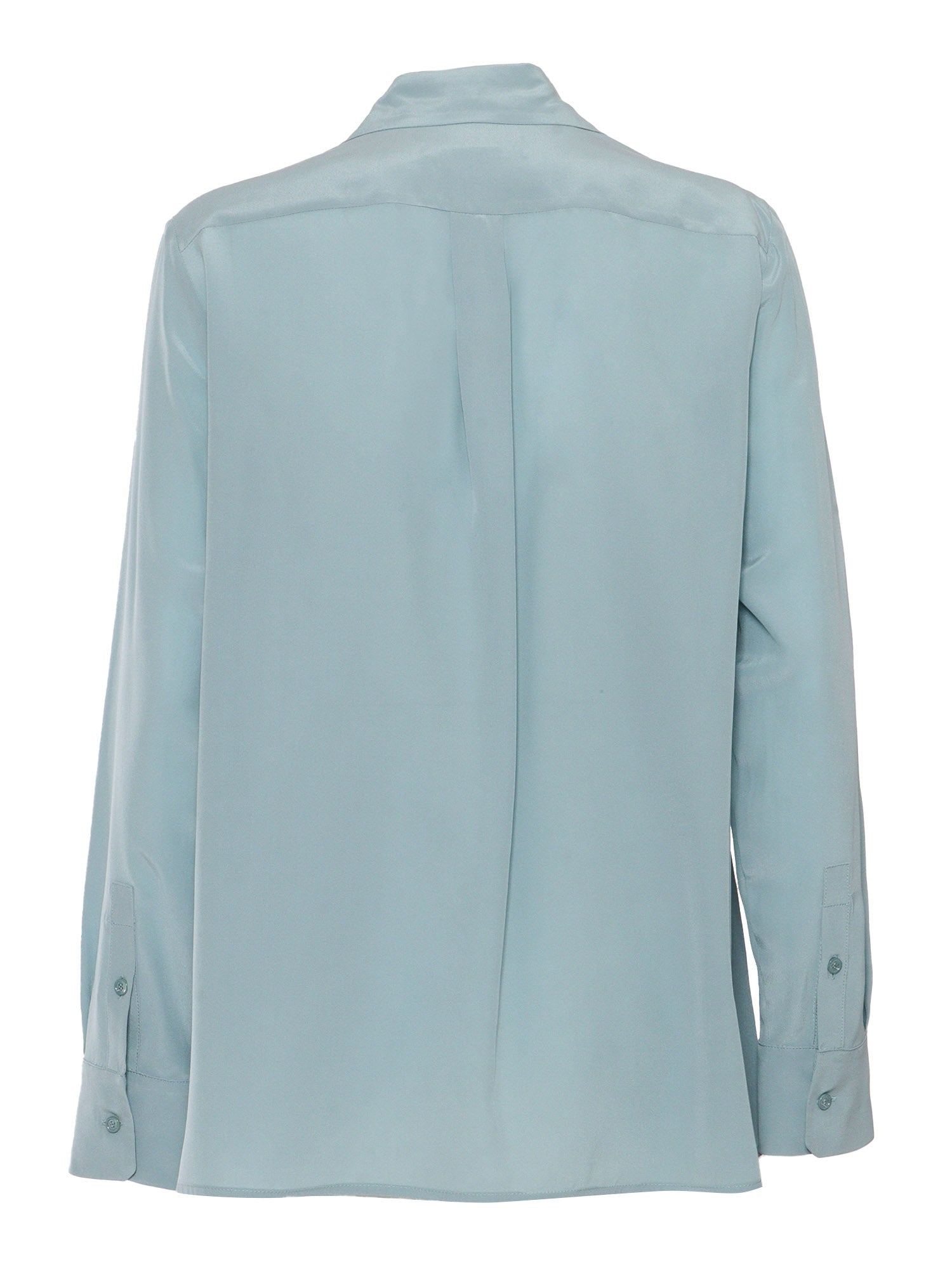 ALMINA Shirt Green Silk