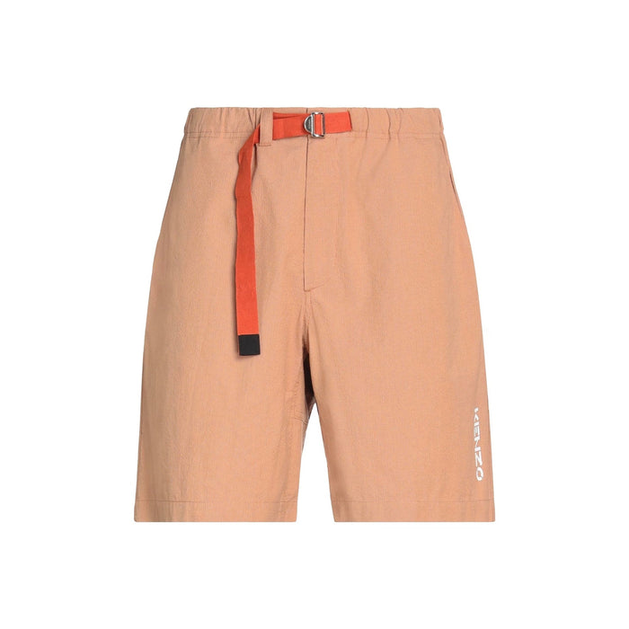 Cotton Bermuda Shorts Brown