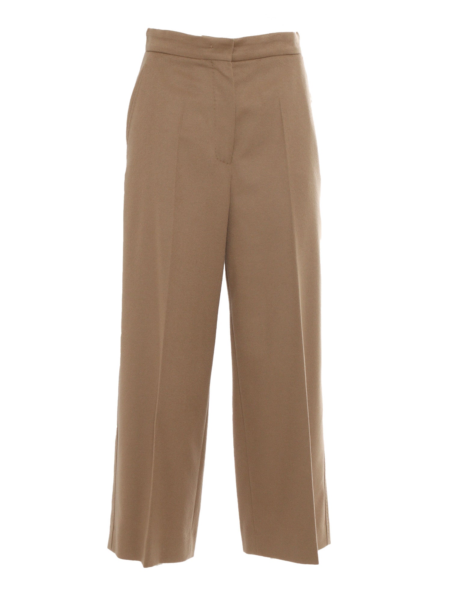 Burano camel long trousers Virgin Wool Pant