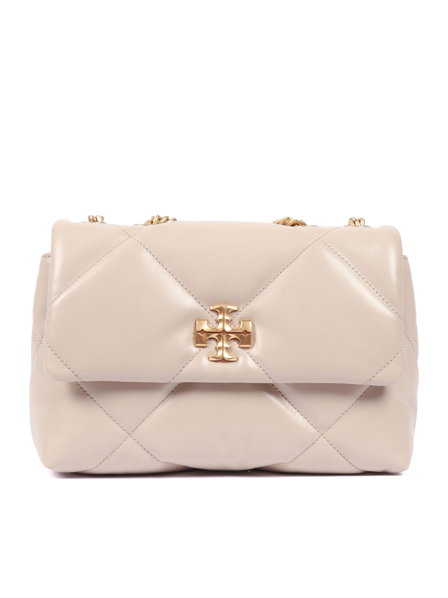 Kira Diamond Quilt Small Convertible Shoulder Bag White Cross