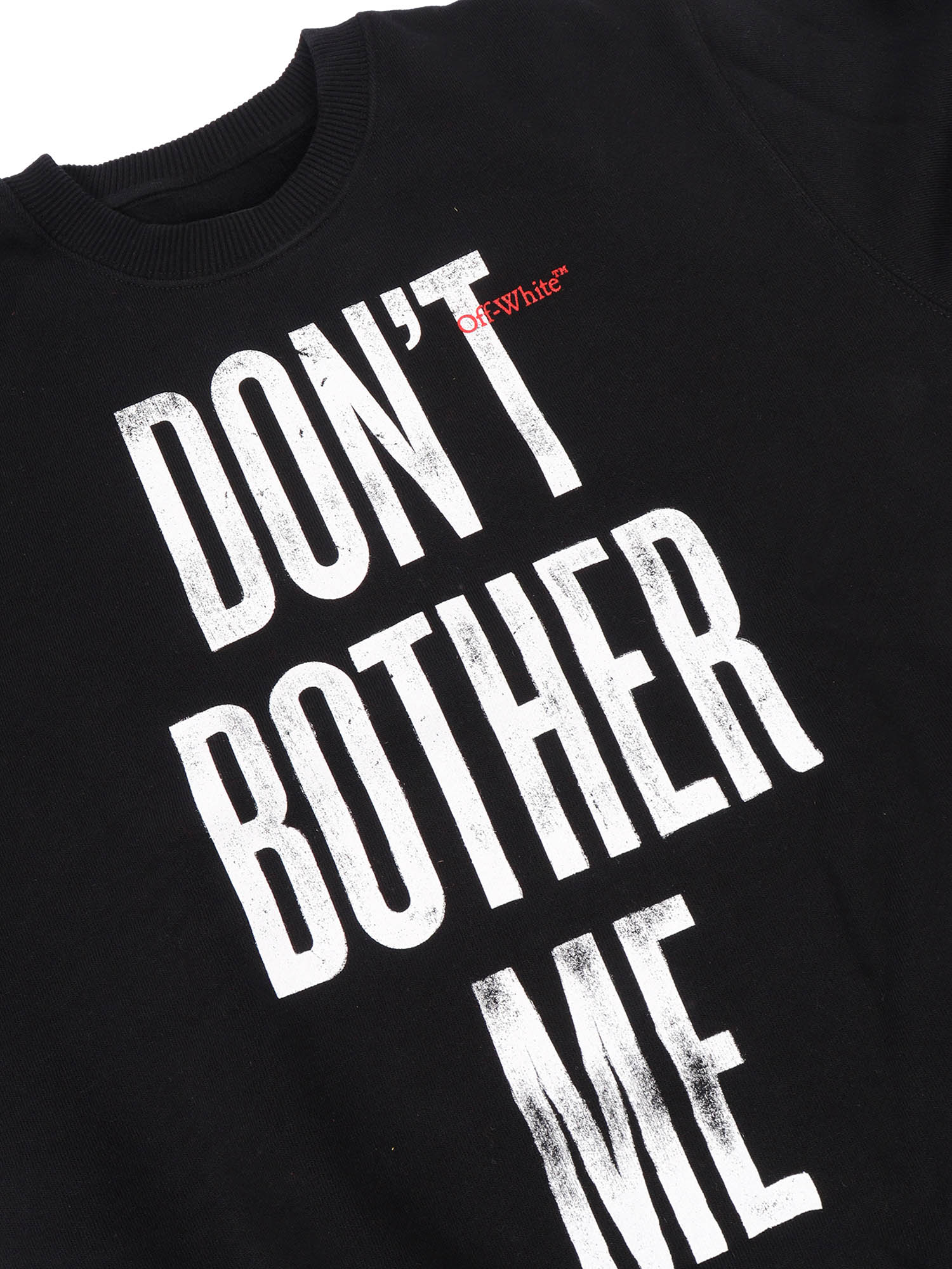 Quote Crewneck Black - Red Sweatshirt